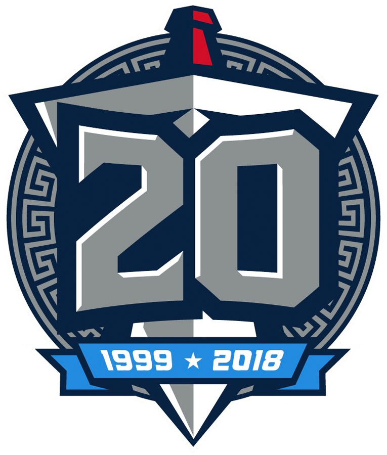 Tennessee Titans 2018 Anniversary Logo fabric transfer